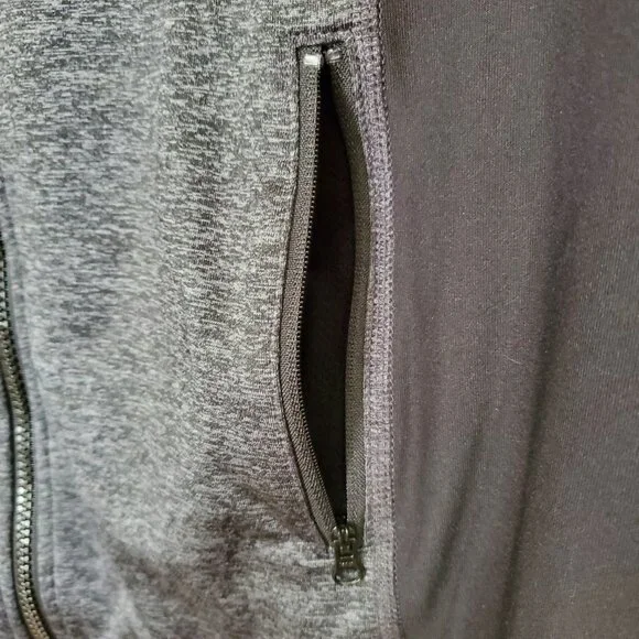 EUC Xersion Athletic Zip-up Jacket Black/Grey/Pink Workout Women's Large - Picture 6 of 11